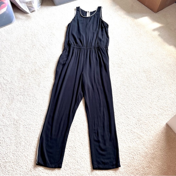 JUSTFAB Sleeveless Contrast Trim Blouson Jumpsuit —SZ. 3X - Picture 8 of 16
